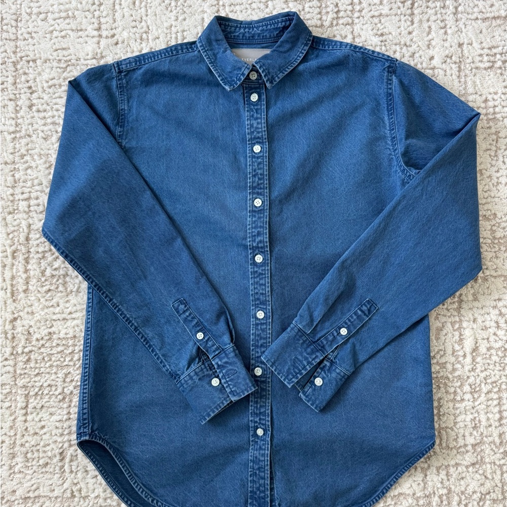 Everlane Blue Denim Shirt